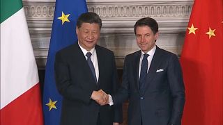 الرئيس الصيني ورئيس الوزراء الإيطالي يوقعان اتفاقيات تجارية في روما
