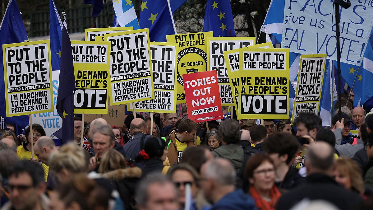 "1 Million March": Hunderttausende in London für 2. Brexit-Referendum