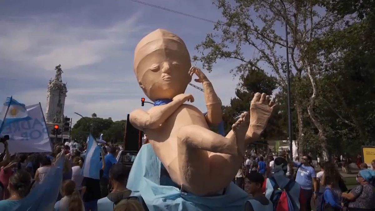Argentina, in piazza contro l'aborto legale