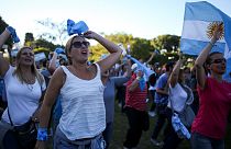   فعالان ضد حق سقط جنین در آرژانتین تظاهرات کردند