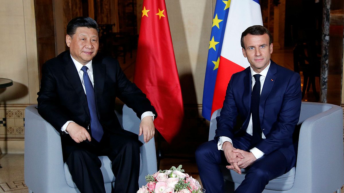 Çin Devlet Başkanı Şi Cinping Monako ziyareti sonrası Macron ile bir araya geldi