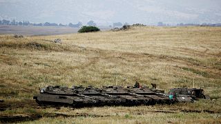 دبابات إسرائيلية في الجولان