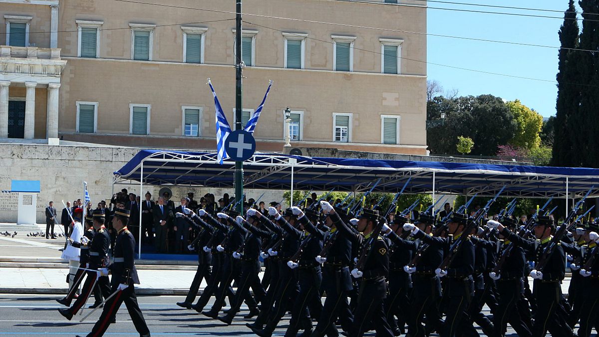 H στρατιωτική παρέλαση της 25ης Μαρτίου