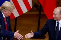 دونالد ترامپ و ولادمیر پوتین روسای جمهور آمریکا و روسیه