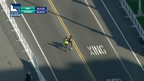 Drámai befutó a Los Angeles Maratonon Drámai befutó a Los Angeles Maratonon