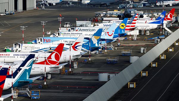 ABD'de park halindeki Boeing 737 MAX uçaklar ABD'de park halindeki Boeing 737 MAX uçaklar