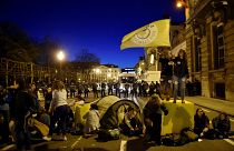 Des militants écologistes à Bruxelles