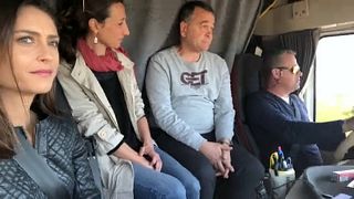 #EUroadtrip mit LKW-Fahrern: Geringe Löhne und Überstunden