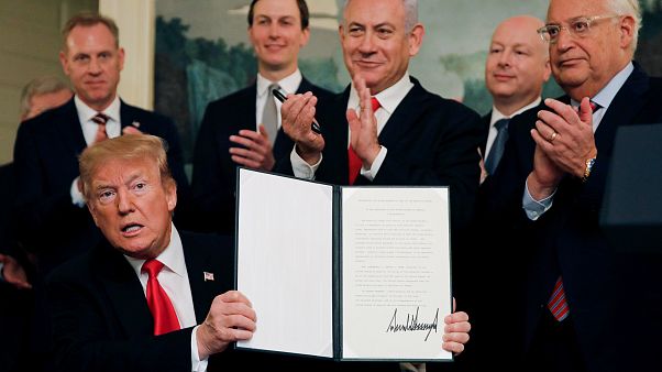 EEUU reconoce los Altos del Golán como territorio israelí EEUU reconoce los Altos del Golán como territorio israelí