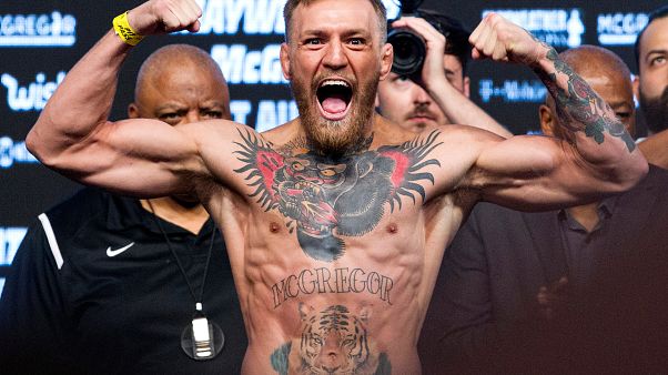 Conor McGregor posiert in Las Vegas Conor McGregor posiert in Las Vegas