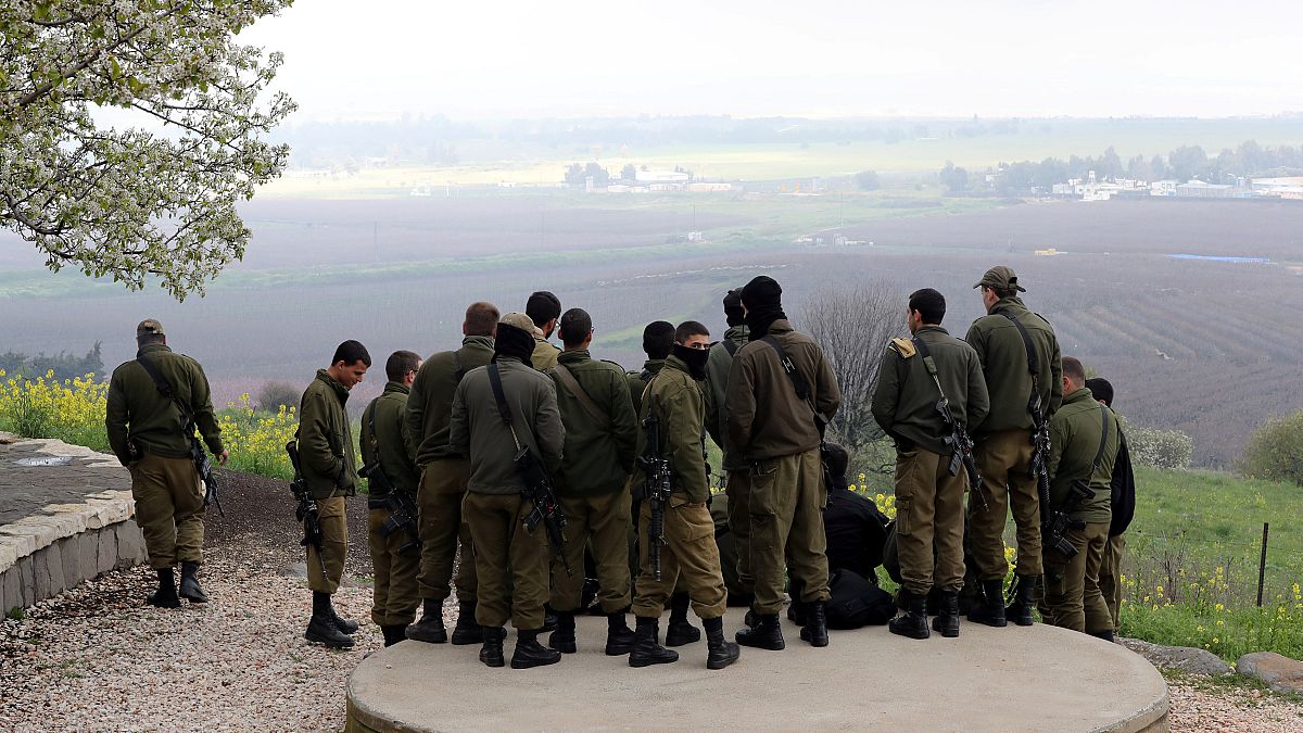 جنود إسرائيليون في الجولان المحتل