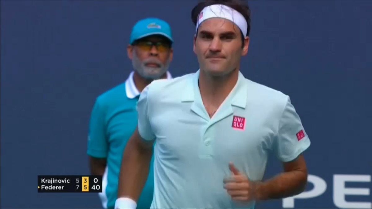 Miami: Federer már nyolcaddöntős