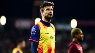 Barcelona defender Gerard Pique