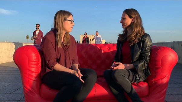 Silvia Arenas habla con Cristina Giner en Córdoba Silvia Arenas habla con Cristina Giner en Córdoba