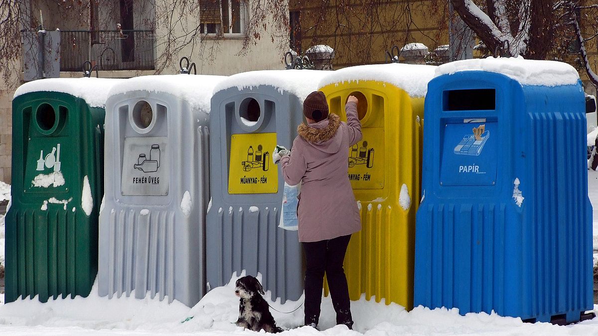 Szelektív hulladékgyűjtő Budapesten