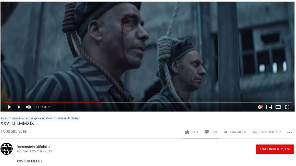 Critiche contro i Rammstein per il video in cui si fa riferimento all'Olocausto