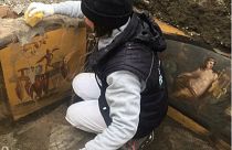 The thermopolium recently discovered in Pompeii