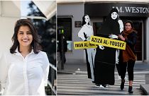 مظاهرة أمام السفارة السعودية في باريس لإطلاق سراح الناشطة لجينة الهذلول