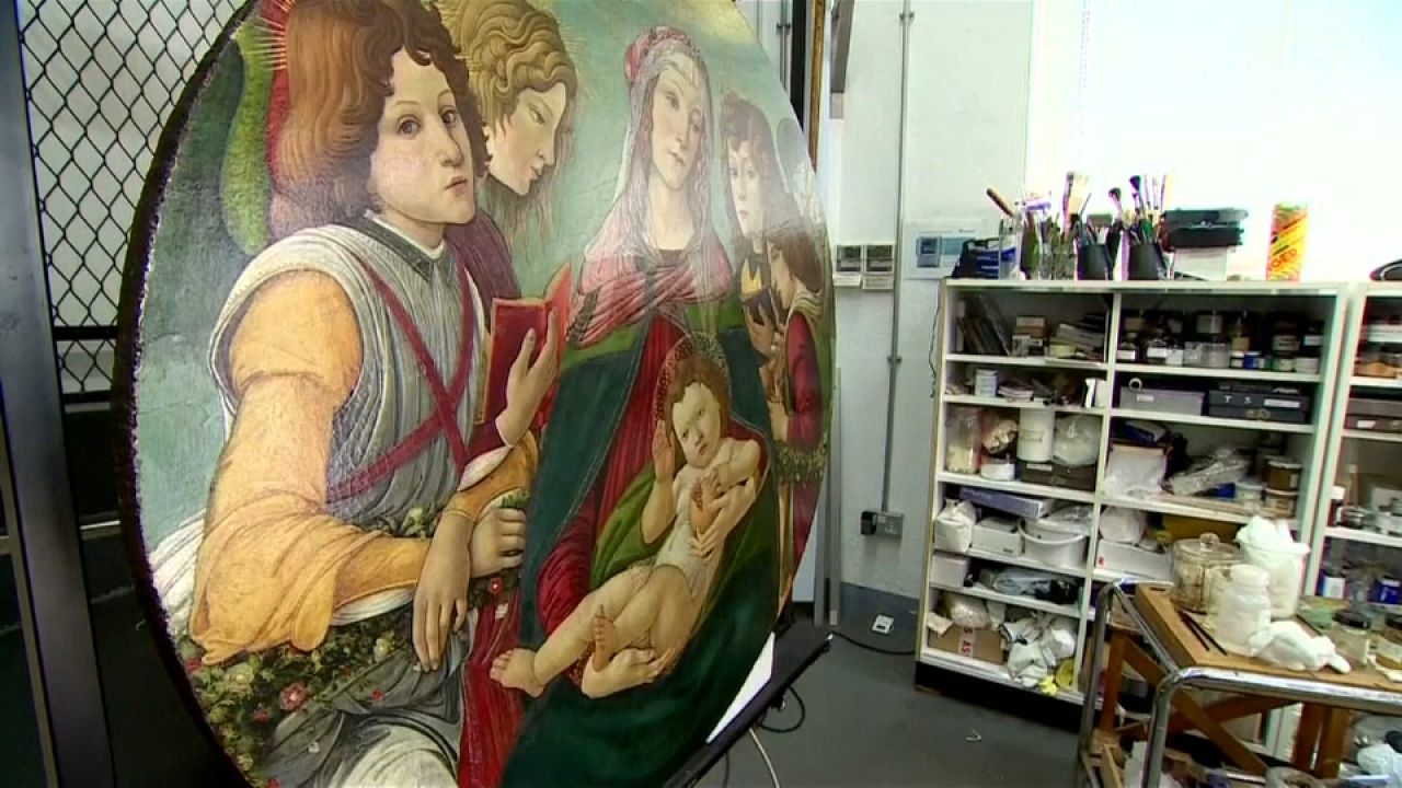 Conservadores británicos revelan un Botticelli auténtico Conservadores británicos revelan un Botticelli auténtico