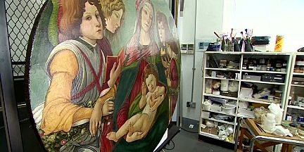 شاهد: لوحةٌ يتَّضح بعد تنظيفها أنّها أصليّة وللفنان الإيطالي بوتيتشيلي