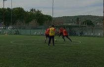 El FC Barcelona acerca el fútbol a los niños refugiados