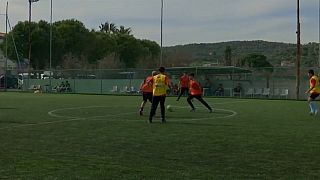 El FC Barcelona acerca el fútbol a los niños refugiados