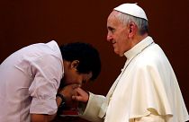 رئيس الكنسية الكاثوليكية - البابا فرنسيس (رويترز)