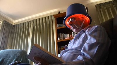 The infrared helmets are now the subject of a clinical trial