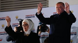 Cumhurbaşkanı Recep Tayyip Erdoğan, eşi Emine Erdoğan