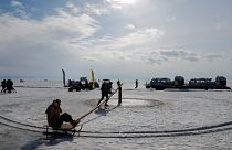 На Байкале прошло состязание рыбаков