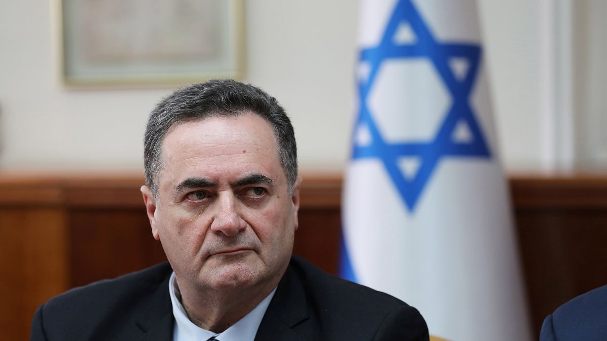 إسرائيل كاتس القائم بأعمال وزير الخارجية الإسرائيلي في القدس 