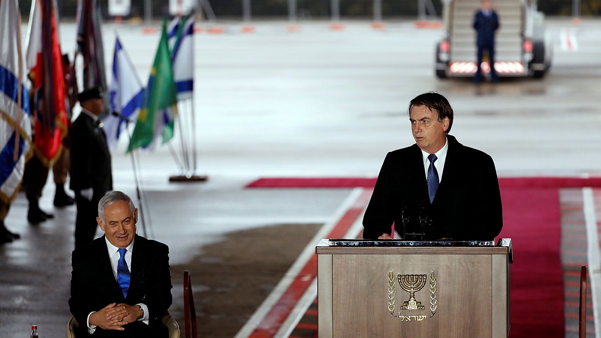 İsrail Başbakanı Binyamin Netanyahu, Brezilya Devlet Başkanı Jair Bolsonaro