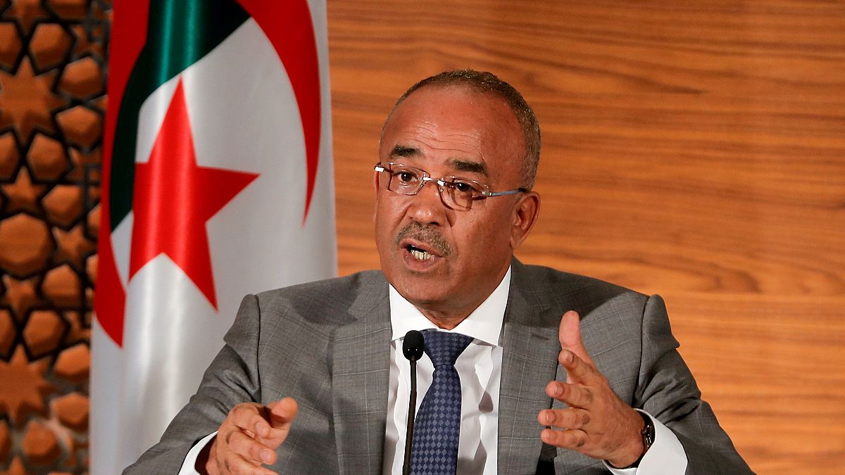 FILE PHOTO: Algeria's newly appointed prime minister, Noureddine Bedoui