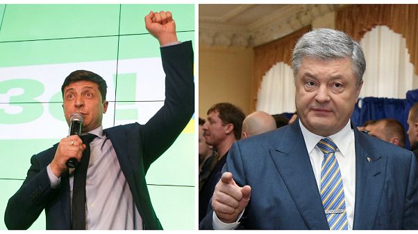 Selenski vs. Poroschenko: Wer macht das Rennen? Selenski vs. Poroschenko: Wer macht das Rennen?