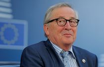 جان-كلود يونكر في القمة الأوروبية التي انعقدت في 22 آذار - مارس الماضي