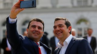 Greece and North Macedonia make peace with selfies and air pact