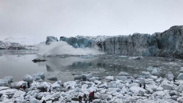 Islande, quand un glacier se délite Islande, quand un glacier se délite