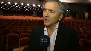 French philosopher Bernard-Henri Levy