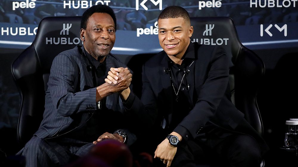 La star Mbappé et la légende Pelé : rencontre immortalisée