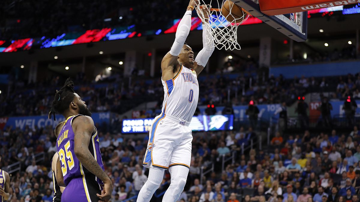 NBA: Westbrook zseniális meccsel Wilt Chamberlain nyomában