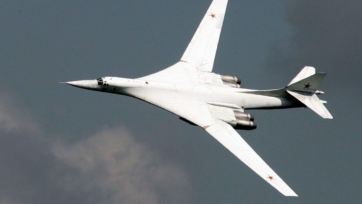 The Russian Tupolev Tu-160 bomber