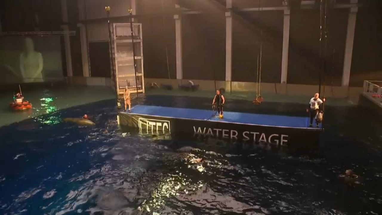 Cinema: set acquatici nei nuovi 'studios' in Belgio Cinema: set acquatici nei nuovi 'studios' in Belgio