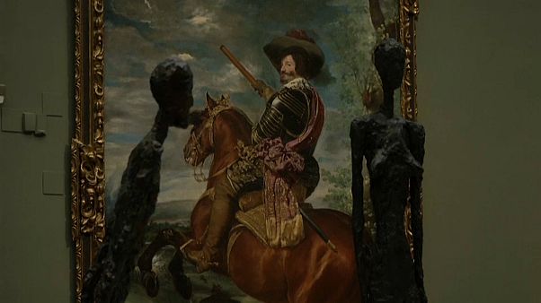 Las figuras de Gicometti cobran vida en el Museo del Prado Las figuras de Gicometti cobran vida en el Museo del Prado