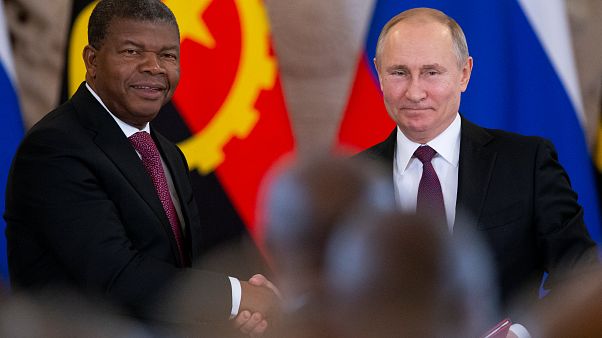 João Lourenço e Vladimir Putin no Kremlin João Lourenço e Vladimir Putin no Kremlin
