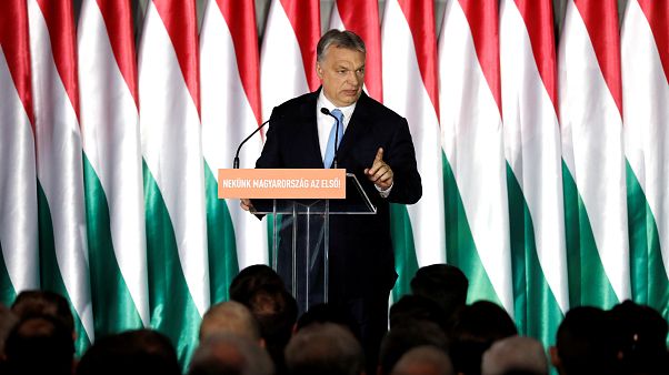 Orbán: "A keresztény civilizáció a tét, erről fogunk szavazni május 26-án" Orbán: "A keresztény civilizáció a tét, erről fogunk szavazni május 26-án"