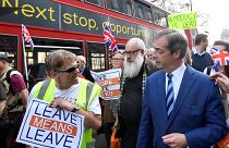 British Brexit politician Nigel Farage confirms he will stand in European elections