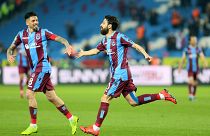 Süper Lig kaldığı yerden devam: Trabzonspor: 4 - Antalyaspor: 1