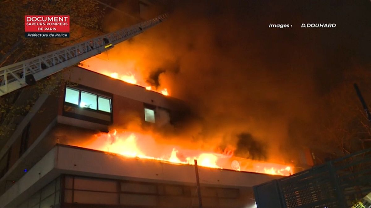 Πυρκαγιά σε κτίριο κατοικιών στο Παρίσι