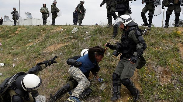 Migrantes abandonam Diavata Migrantes abandonam Diavata
