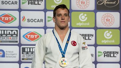 Antalya Judo Grand Prix'sinin son gününde Mikail Özerler Türkiye'ye altın madalya getirdi